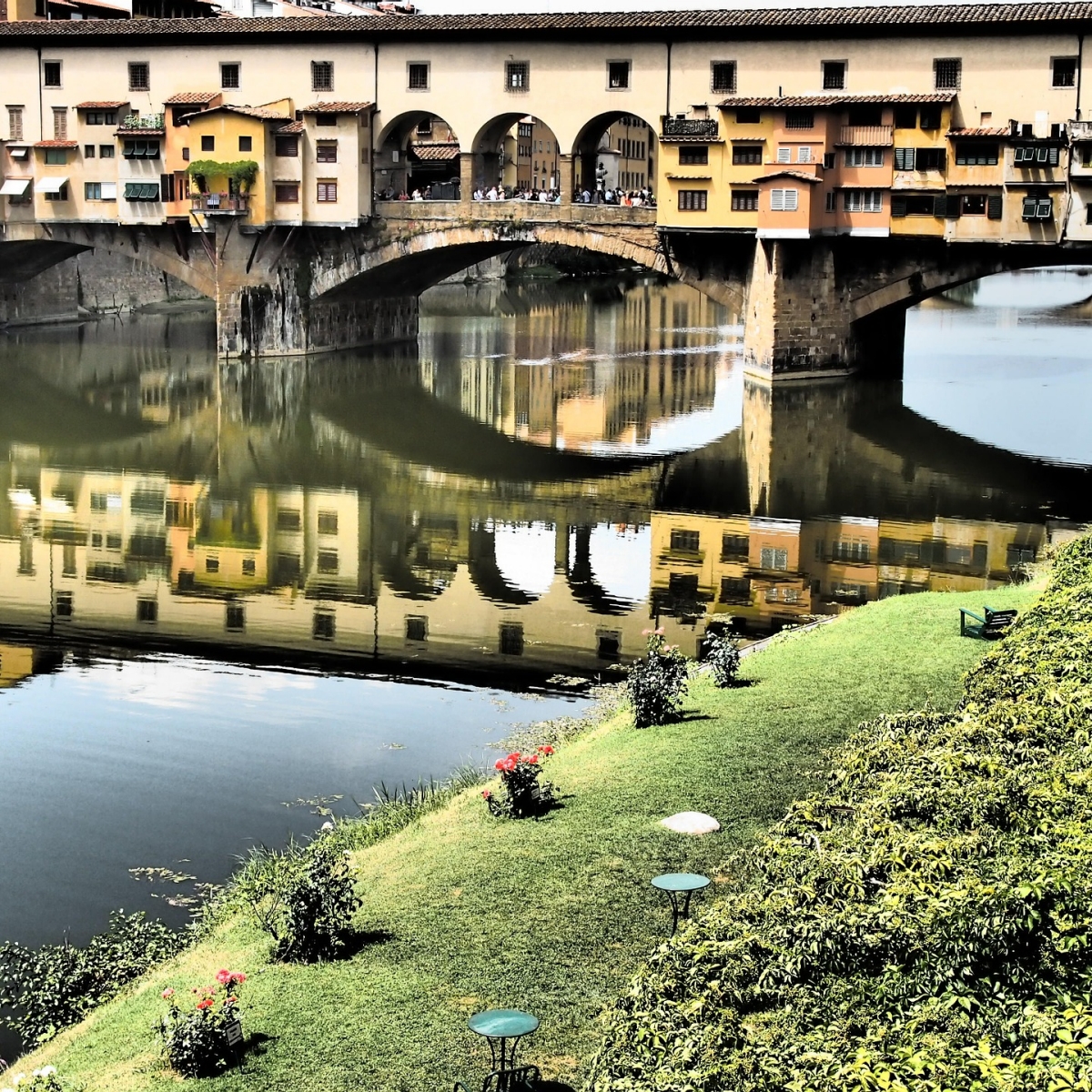 Canals in Florence, Italy